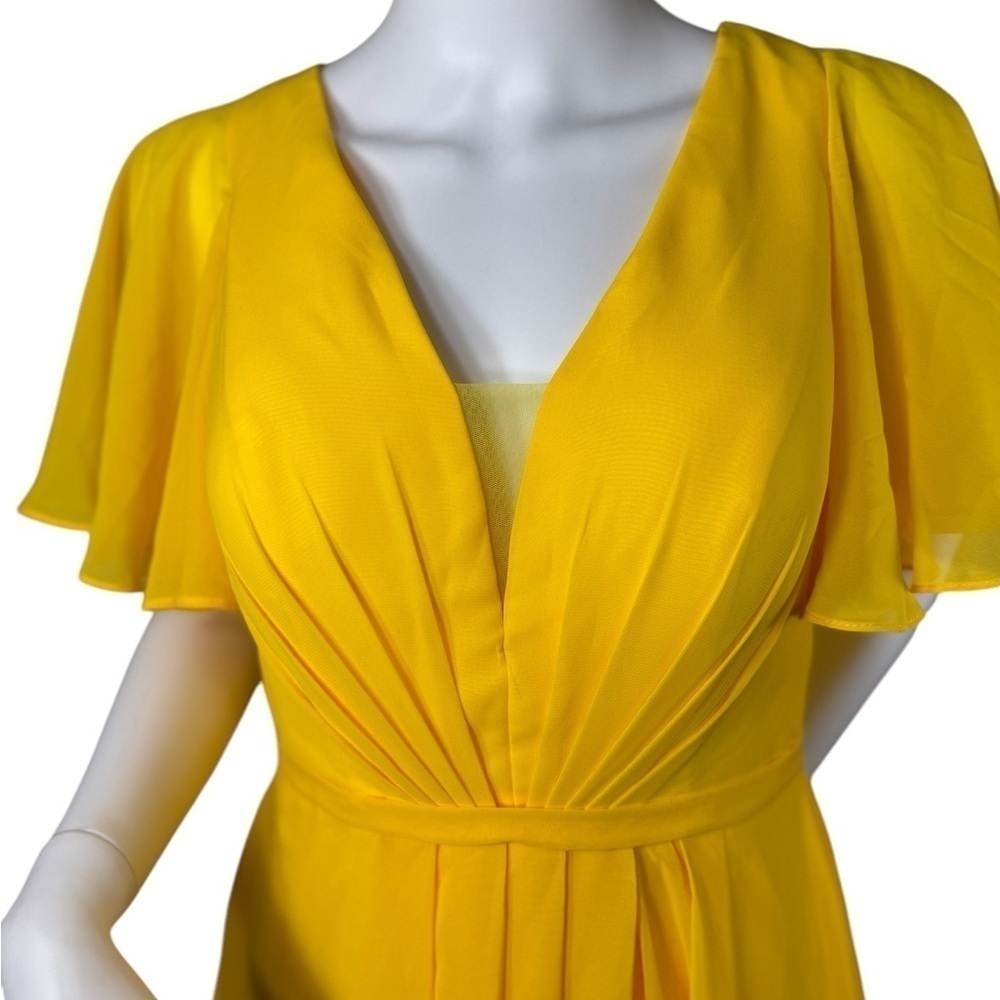 Lavetir yellow gown - Picture 2 of 9